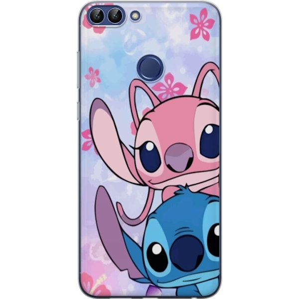 Huawei P smart Genomskinligt Skal Stitch & Angel