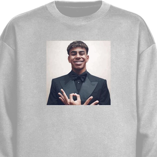 Sweatshirt for Voksen | Klassisk Collegegenser yamal lamine grå XL