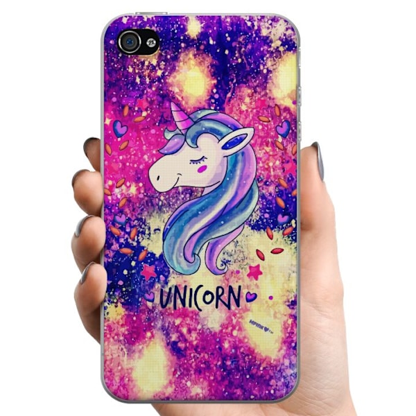 Apple iPhone 4 TPU Mobilskal Unicorn Enhörning