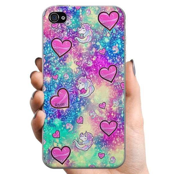 Apple iPhone 4 TPU Mobilskal Unicorn Enhörning
