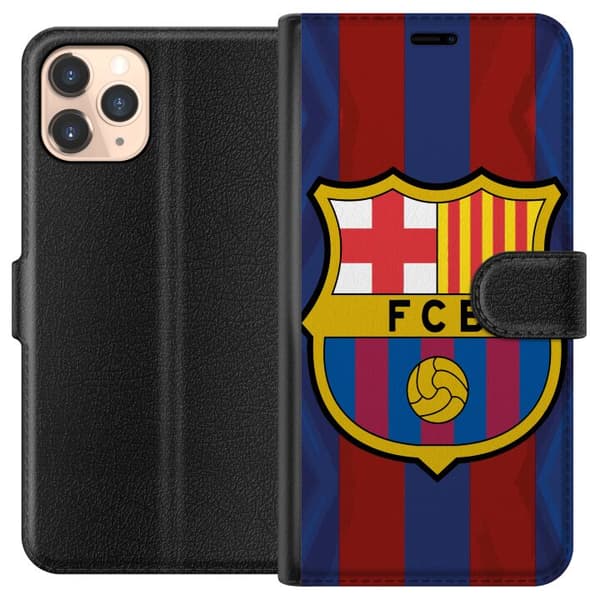 Kompatibel Tegnebogsetui til Apple iPhone 11 Pro FCB Barcelona