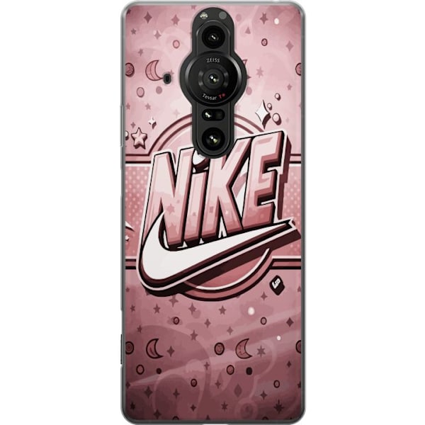 Sony Xperia Pro-I Gjennomsiktig deksel Nike Rosa