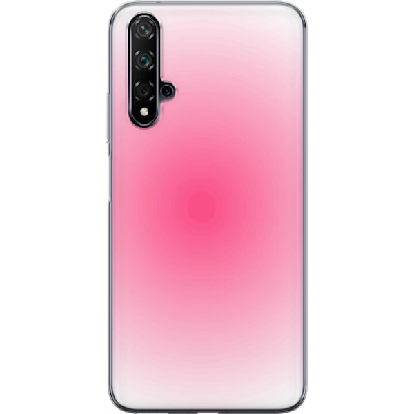 Huawei nova 5T Gennemsigtig cover Rosa Sky