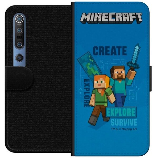 Xiaomi Mi 10 Pro 5G Tegnebogsetui Minecraft Huler