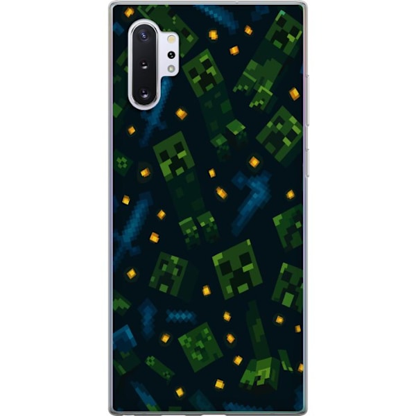 Samsung Galaxy Note10+ Läpinäkyvä kuori Minecraft Dungeons