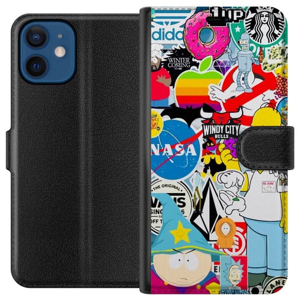 Kompatibelt Plånboksfodral till Apple iPhone 12 Brands Mania