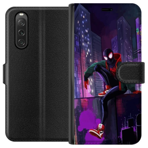 Sony Xperia 10 V Lompakkokotelo Fortnite - Spider-Man