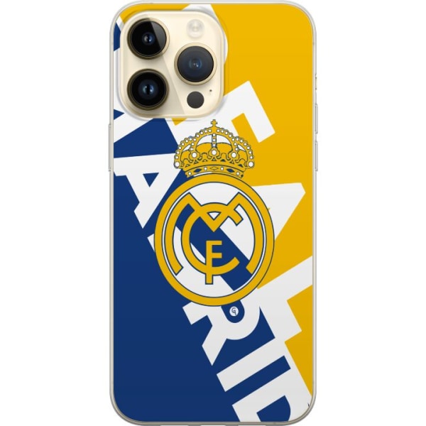 Apple iPhone 14 Pro Max Gennemsigtig cover Real Madrid