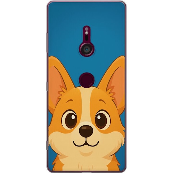 Sony Xperia XZ3 Läpinäkyvä kuori Hello Corgi