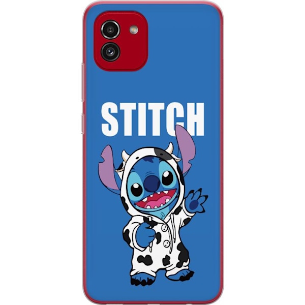 Samsung Galaxy A03 Genomskinligt Skal Stitch