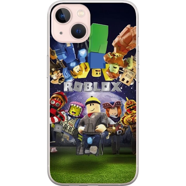 Apple iPhone 13 mini Läpinäkyvä kuori Roblox Maailma - Pelaamisseikkailu Lapsille ja Nuorille