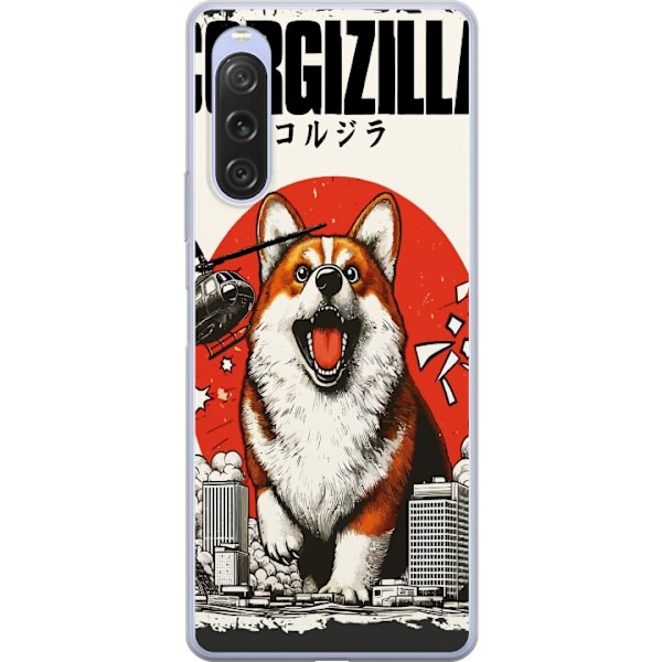 Sony Xperia 10 V Läpinäkyvä kuori Corgizilla