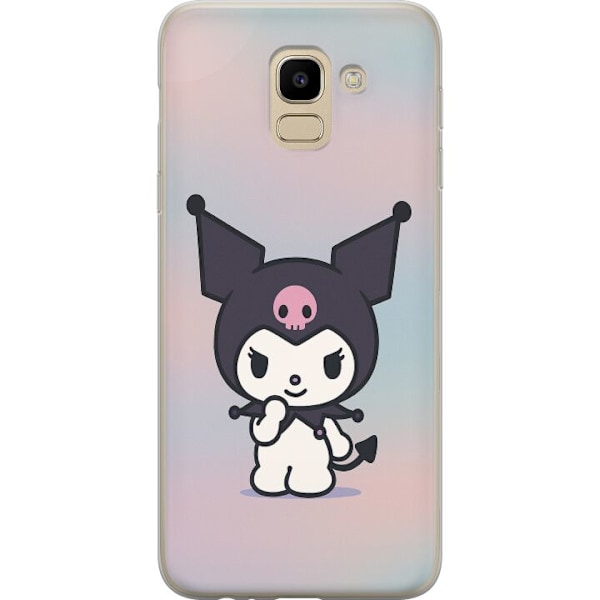 Samsung Galaxy J6 Gjennomsiktig deksel Kawaii Sanrio Kuromi