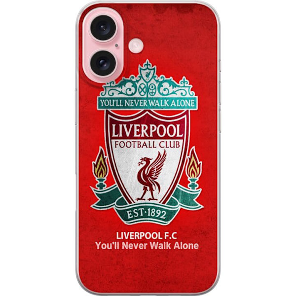 Apple iPhone 16 Genomskinligt Skal Liverpool