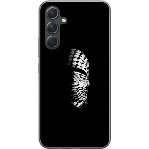 Samsung Galaxy S24 Läpinäkyvä kuori Keffiyeh-kuviointi - kl