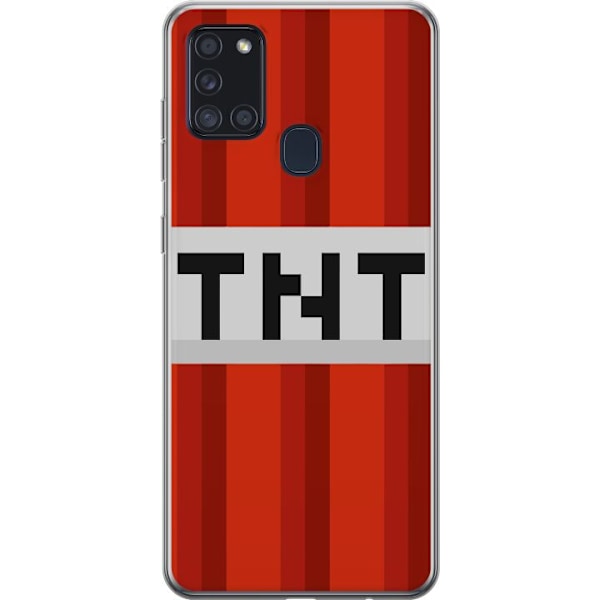 Samsung Galaxy A21s Genomskinligt Skal Minecraft TNT