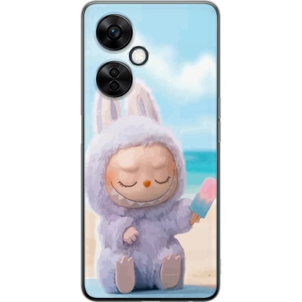 OnePlus Nord CE 3 Lite Läpinäkyvä kuori Labubu Vaaleanpunainen Tunnelma