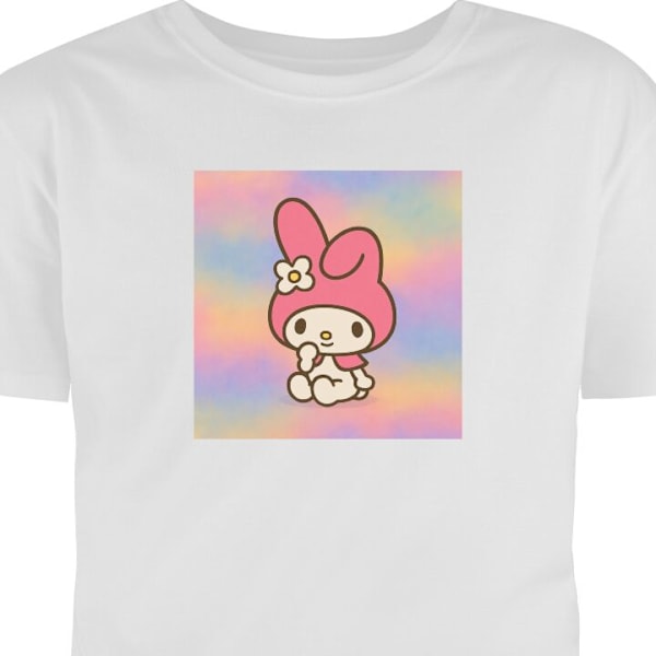 Lasten T-paita | Mukava T-paita Lapsille Kawaii Sanrio My Melo 9-11 Vuotta