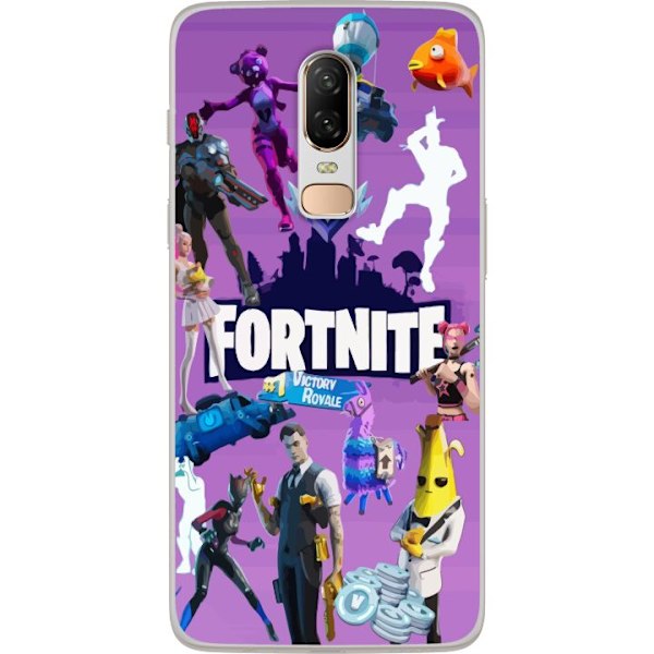 OnePlus 6 Gjennomsiktig deksel Fortnite