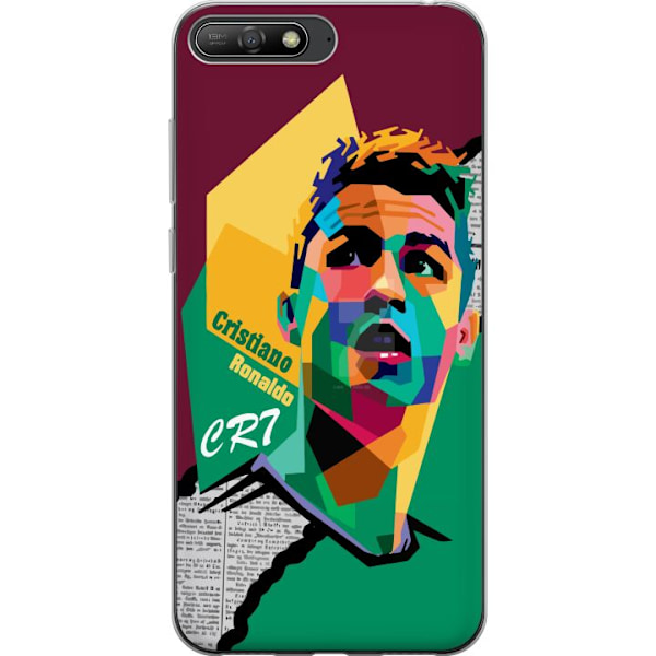 Huawei Y6 (2018) Genomskinligt Skal Ronaldo