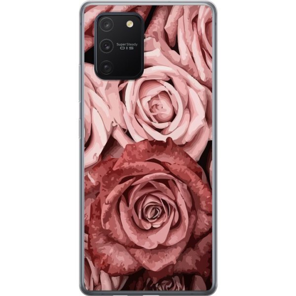 Samsung Galaxy S10 Lite Genomskinligt Skal Rosor