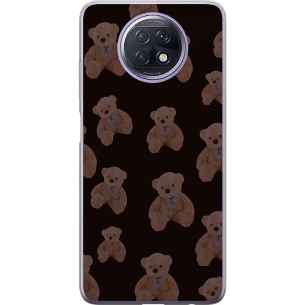 Xiaomi Redmi Note 9T Genomskinligt Skal En björn flera björn