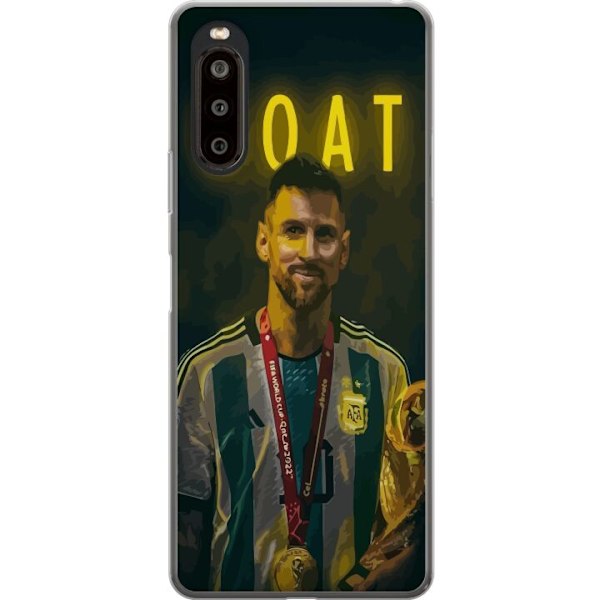 Sony Xperia 10 II Gjennomsiktig deksel Geit Messi