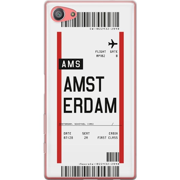 Sony Xperia Z5 Compact Gennemsigtig cover Amsterdam