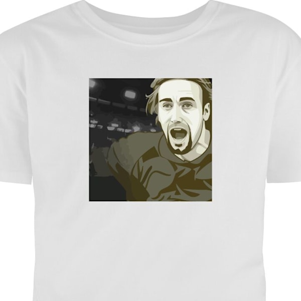 Børne T-shirt | Behagelig T-shirt til Børn Gabriel Batistuta hvid 1-2 År