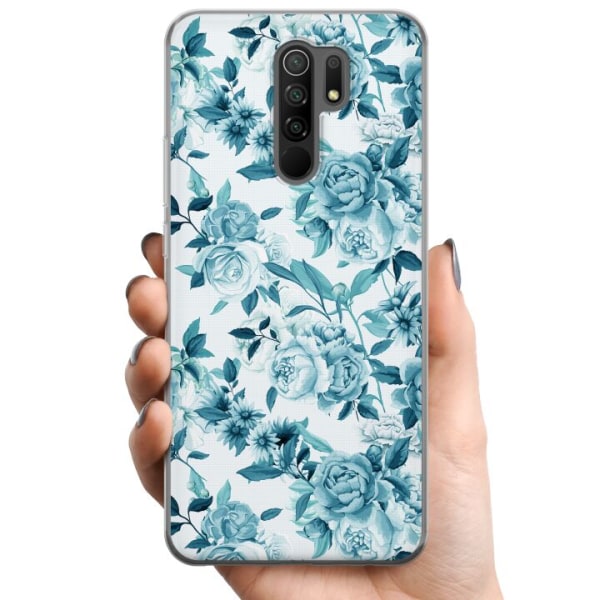 Xiaomi Redmi 9 TPU Mobilcover Blomster
