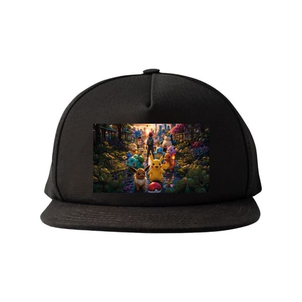 Snapback-lippalakki musta one size
