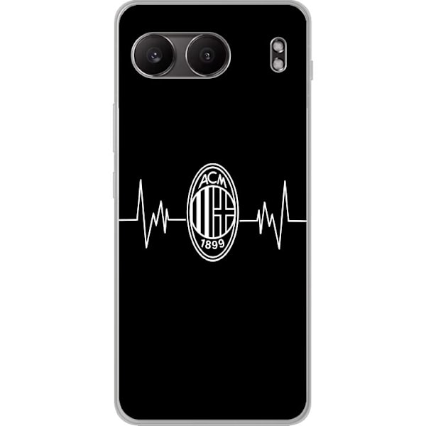 OnePlus Nord 4 Läpinäkyvä kuori AC Milan