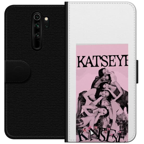 Kompatibelt Plånboksfodral till Xiaomi Redmi Note 8 Pro  KATSEYE i rosa rosa