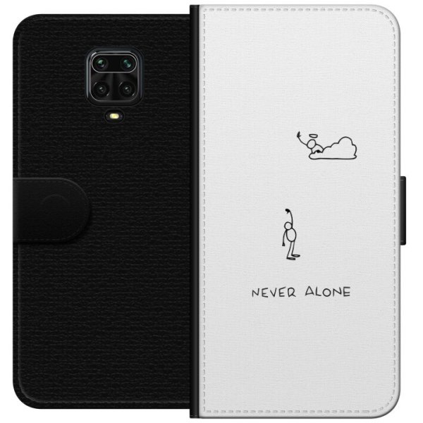Xiaomi Redmi Note 9 Pro Lompakkokotelo Ei koskaan yksin
