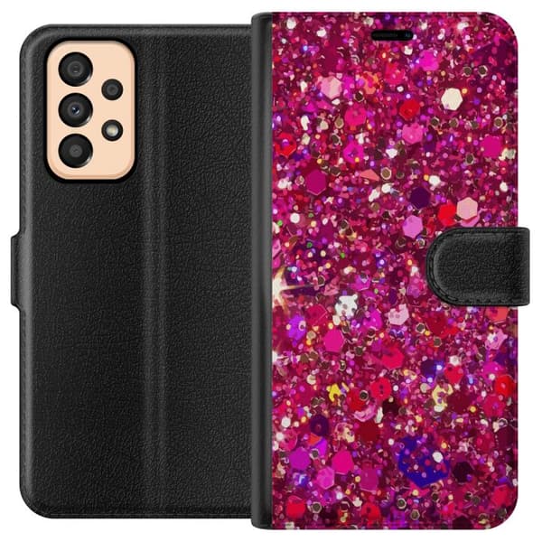 Kompatibelt Plånboksfodral till Samsung Galaxy A33 5G Glitter