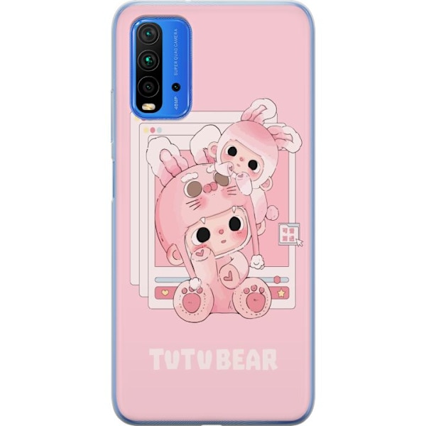 Xiaomi Redmi Note 9 4G Läpinäkyvä kuori TUTUBEAR