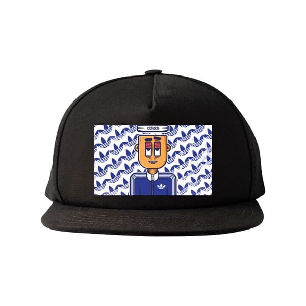 Snapback-lippalakki musta one size