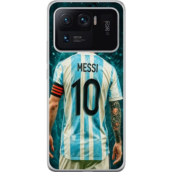 Xiaomi Mi 11 Ultra Läpinäkyvä kuori Messi
