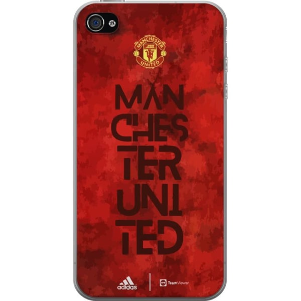 Apple iPhone 4s Gjennomsiktig deksel Manchester United FC