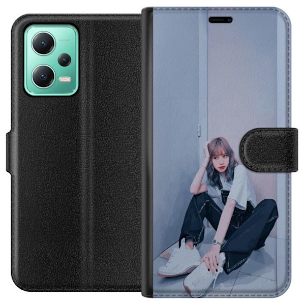 Xiaomi Redmi Note 12 Plånboksfodral Lisa from Blackpink – K-pop Style Icon