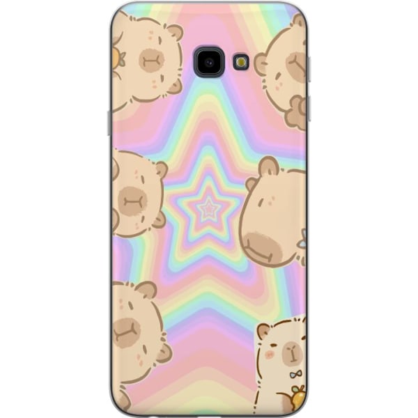 Samsung Galaxy J4+ Läpinäkyvä kuori Kawaii Capybara Galaxy