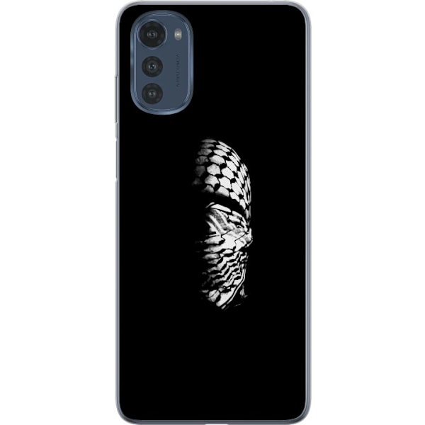 Motorola Moto E32s Läpinäkyvä kuori Keffiyeh-kuviointi - kl