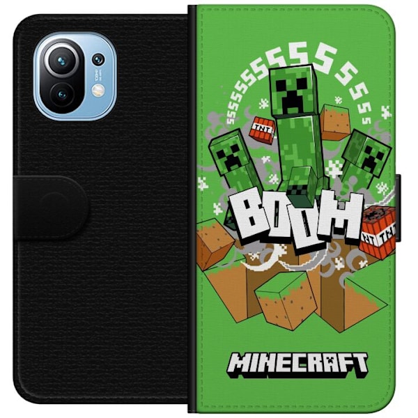 Xiaomi Mi 11 Lompakkokotelo Minecraft Boom