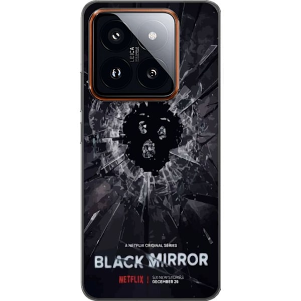 Xiaomi 14 Pro Gjennomsiktig deksel Black Mirror Sci-Fi Netflix
