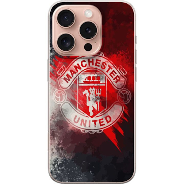 Apple iPhone 16 Pro Gjennomsiktig deksel Manchester United