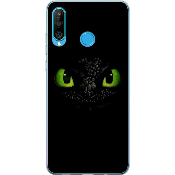 Huawei P30 lite Genomskinligt Skal Draktränaren How to Train Your Dragon