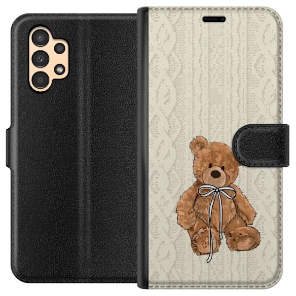 Samsung Galaxy A13 Lommeboketui Liten Bamse – klassisk bamse i enkel design
