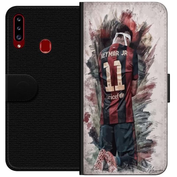 Kompatibelt Lommeboketui til Samsung Galaxy A20s Neymar