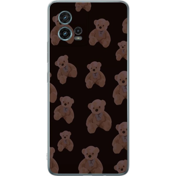 Motorola Moto G72 Gennemsigtig cover En bjørn flere bjørne