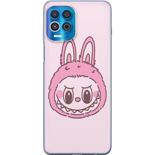 Motorola Edge S Läpinäkyvä kuori Labubu Eläinradan Bunny-v